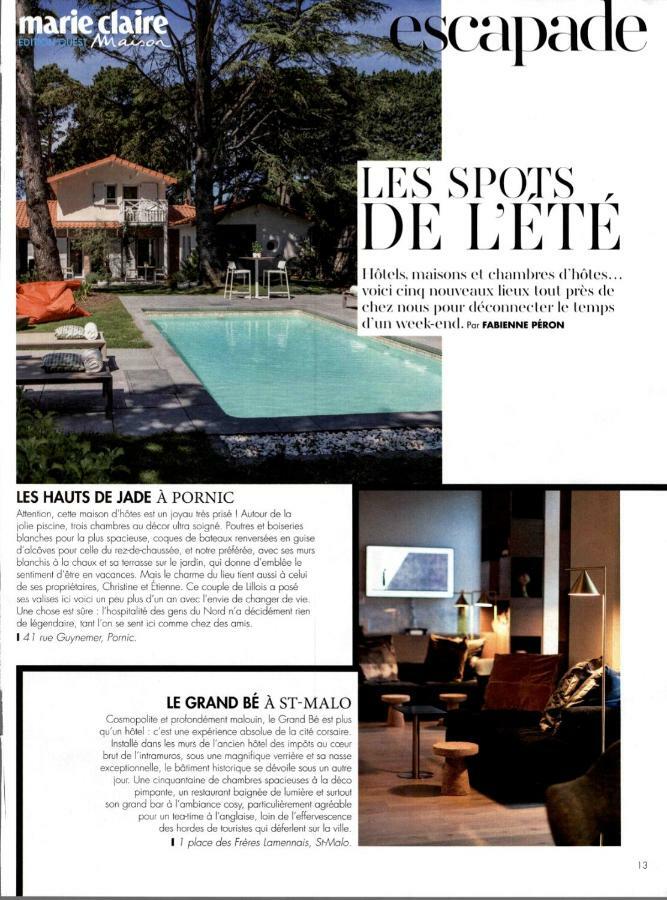 Les Hauts De Jade Maison D'Hotes Pornic Esterno foto